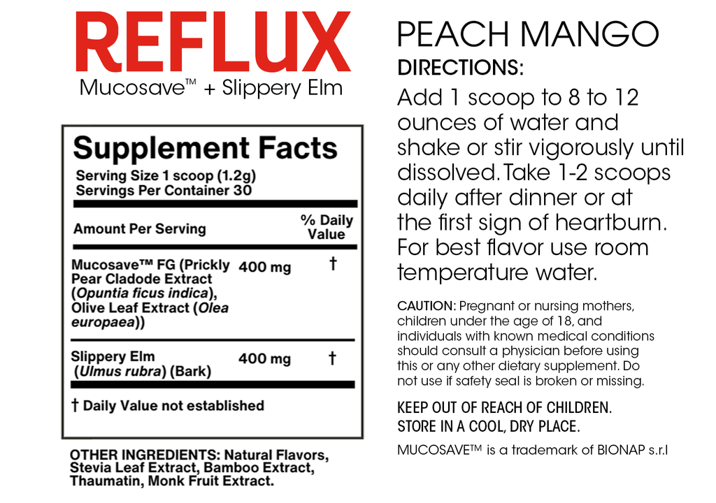 Reflux - Mucosal Support for Acid Issues!
