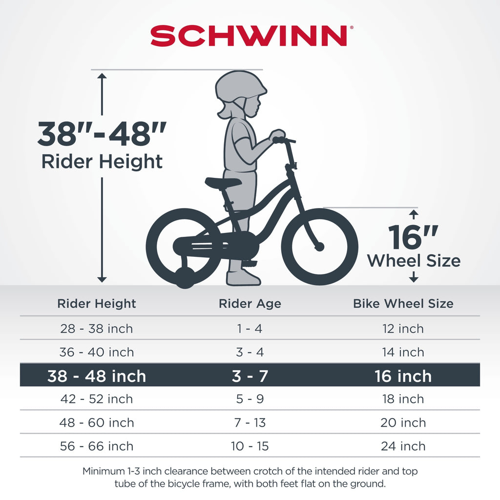 Schwinn Bloom  16-in. Kid's Bike with Training Wheels, Pink Child Bicycle